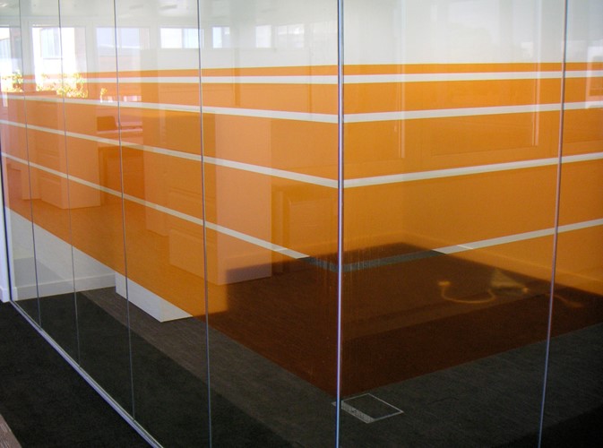 Transparent colour window film