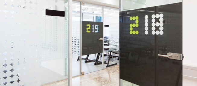 Office Branding by The Window Film Company