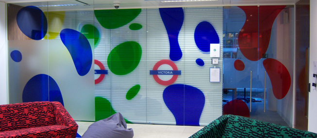 Computer cut graphics from The Window Film Company