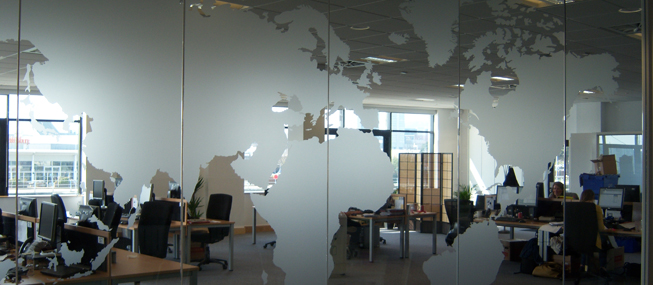 Computer cut graphics from The Window Film Company