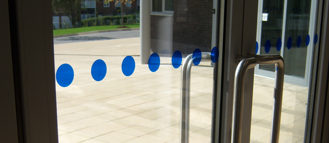 Glass Manifestation supplied and installed by The Window Film Company