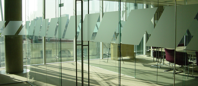 Glass Manifestation supplied and installed by The Window Film Company