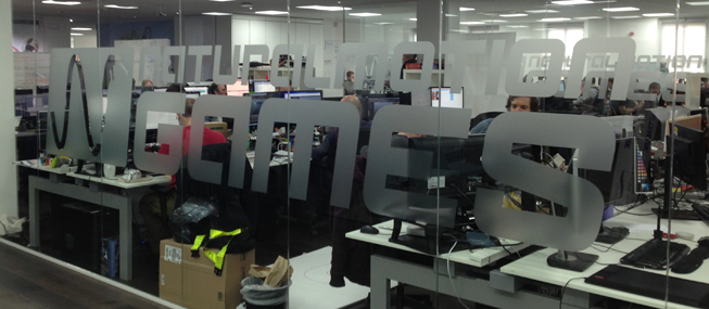 Glass Manifestation supplied and installed by The Window Film Company