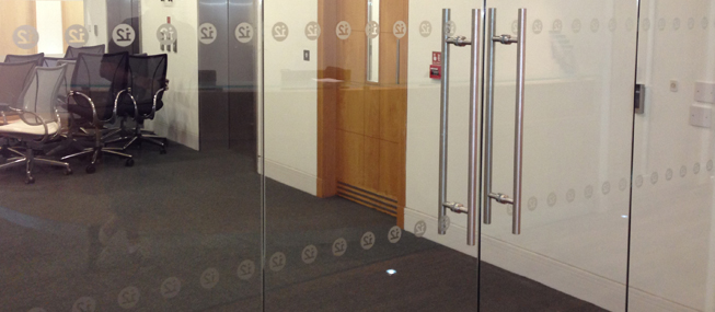 Glass Manifestation supplied and installed by The Window Film Company