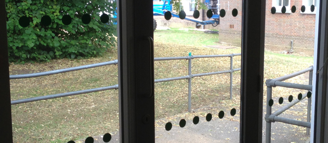 Glass Manifestation supplied and installed by The Window Film Company