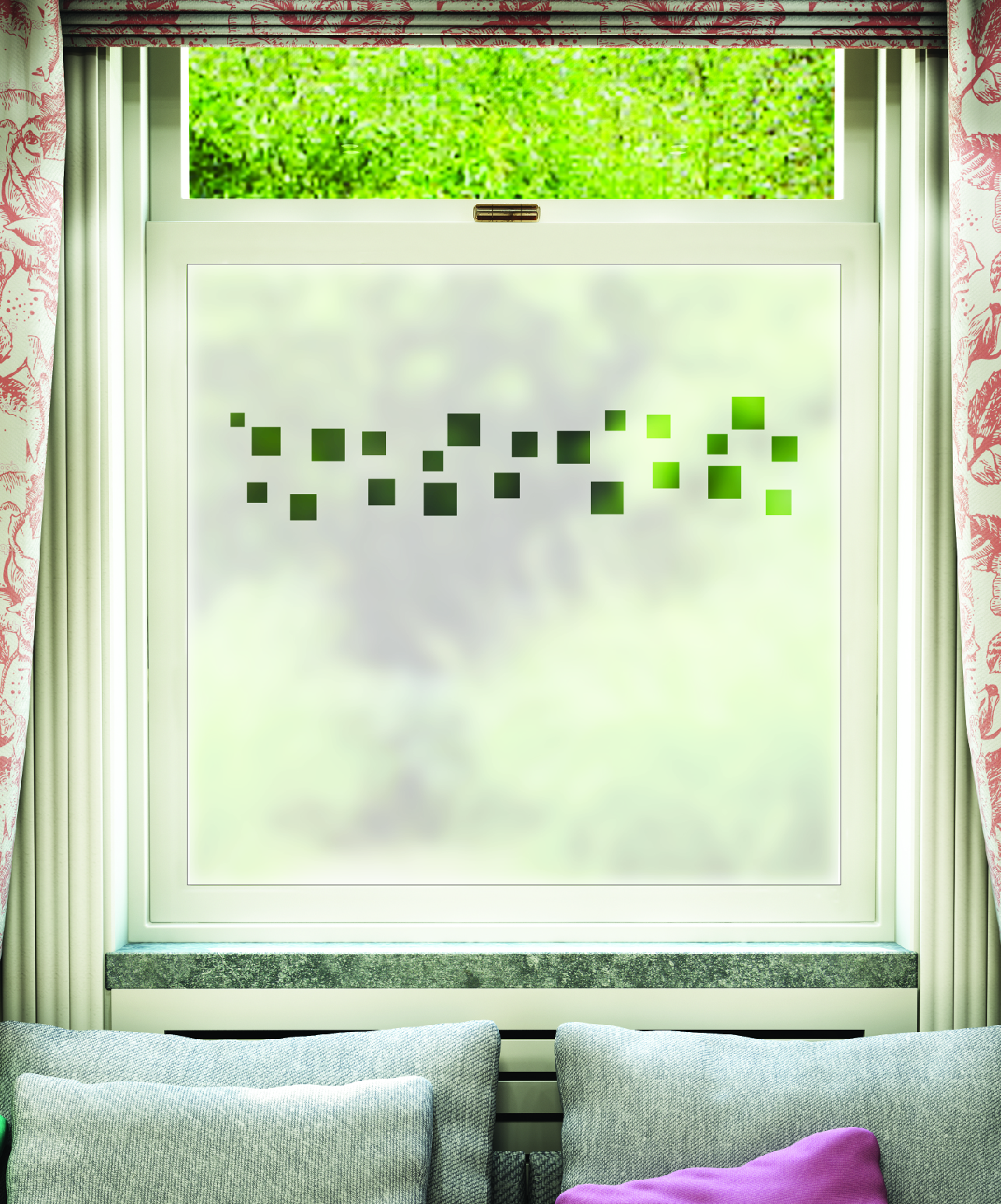 FB034 Frosted Window Film