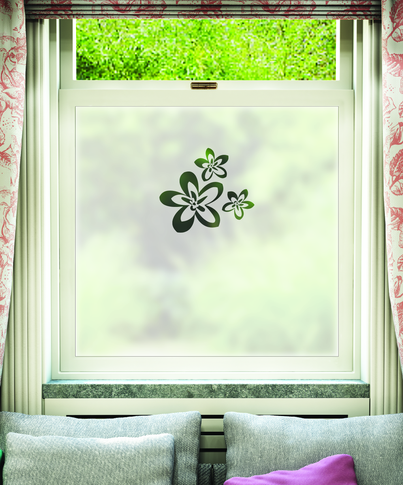 FB047 Frosted Window Film