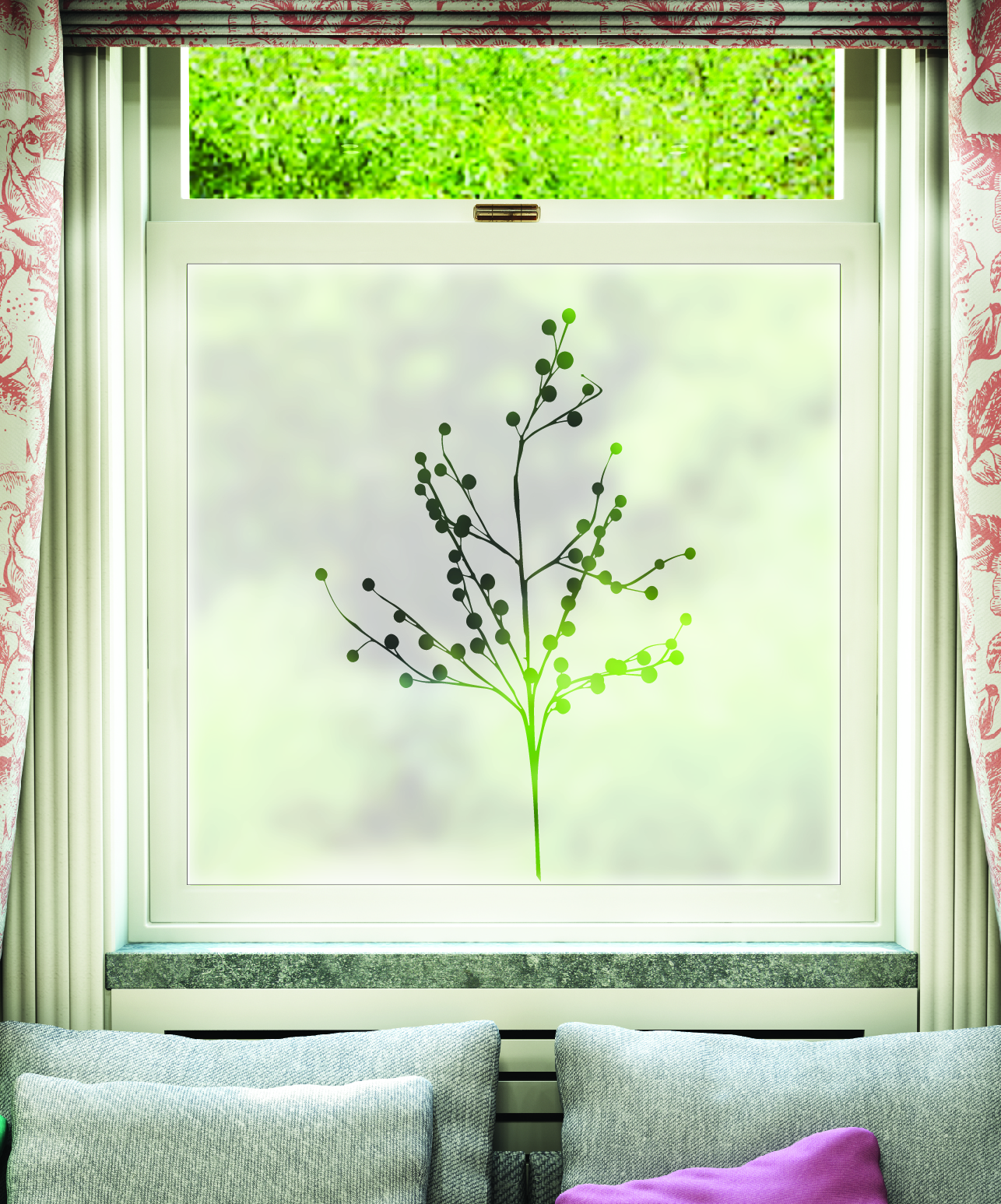 FB073 Frosted Window Film