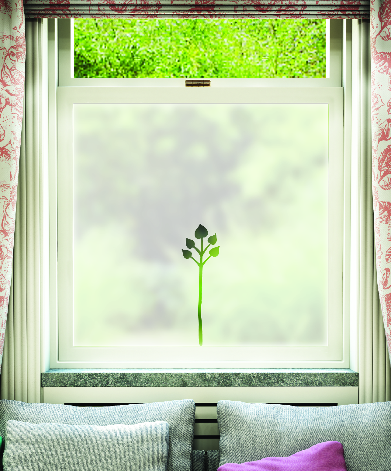 FB121 Frosted Window Film