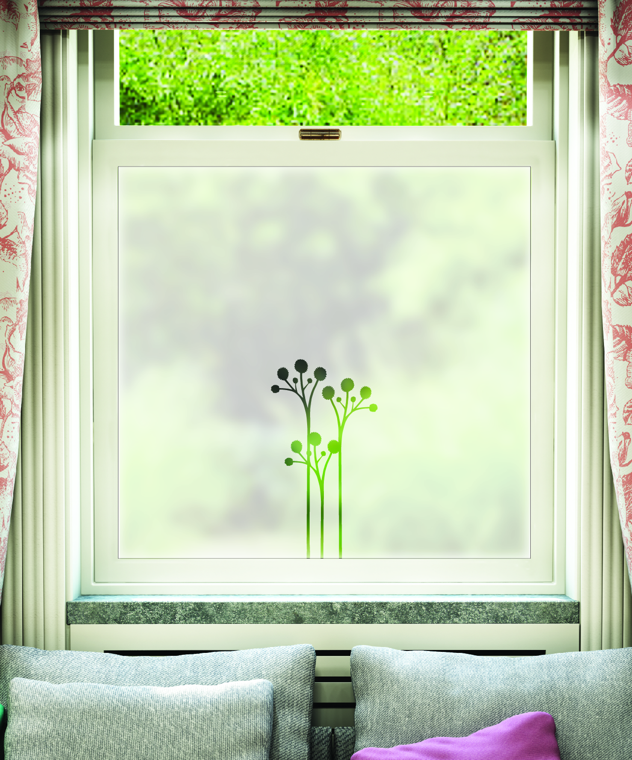 FB123 Frosted Window Film