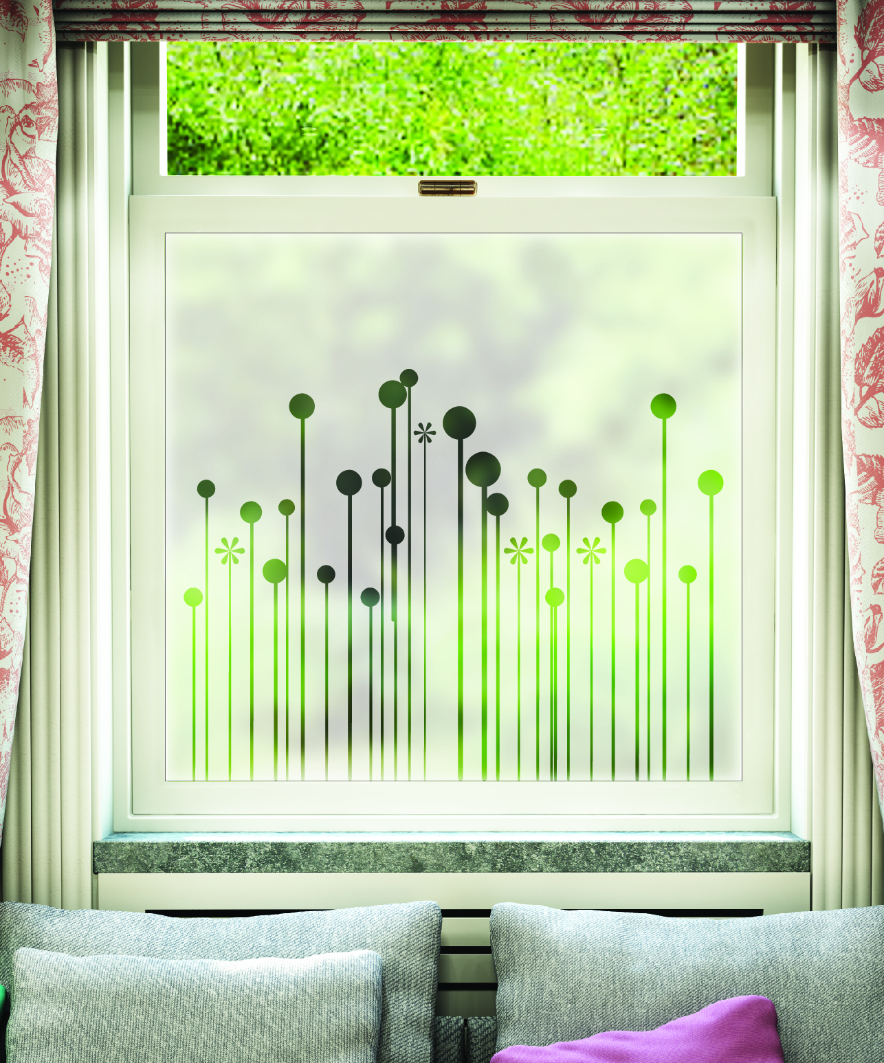 FB142 Frosted Window Film