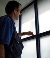 White Matt Frosted Window Film Full Roll (1.5m x 30m)