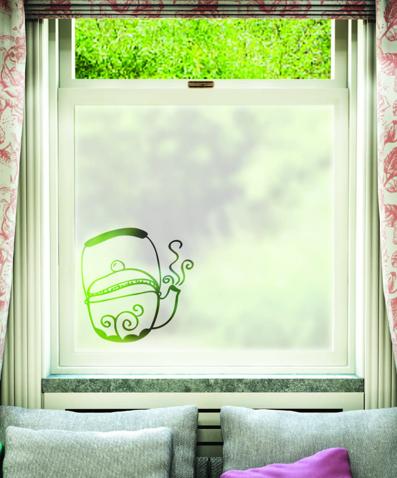 FB075 Frosted Window Film