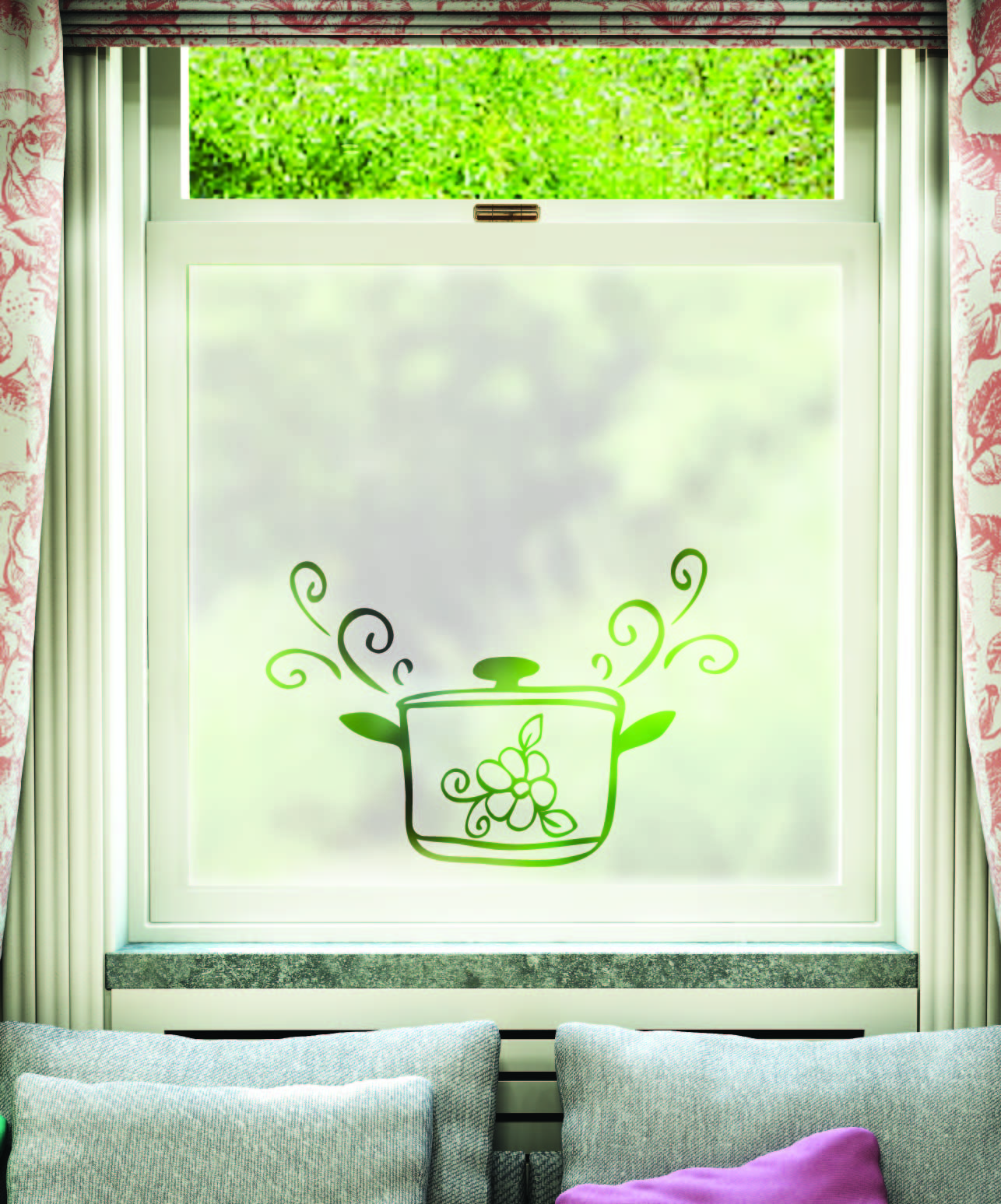 FB076 Frosted Window Film