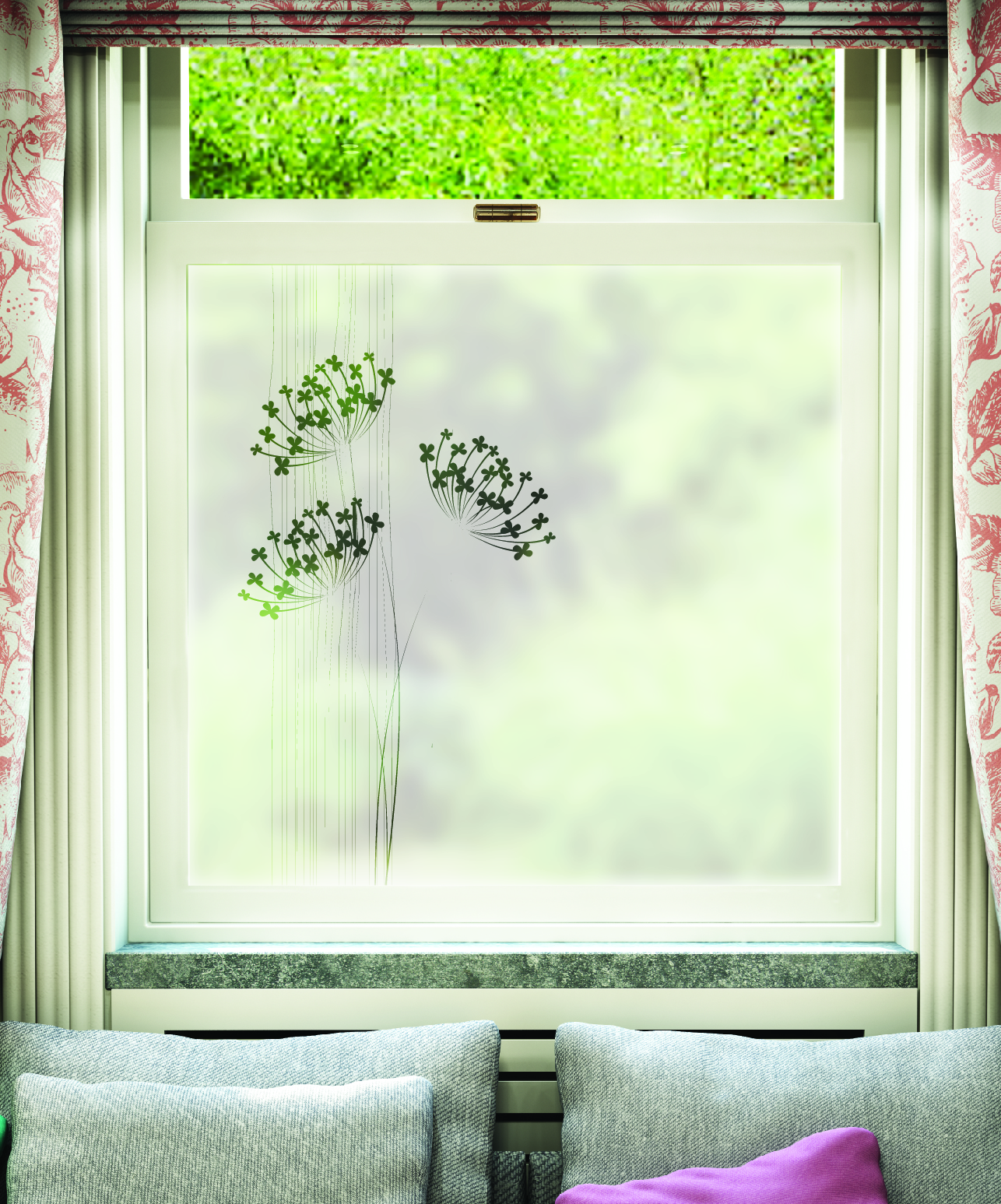 FB011 Frosted Window Film