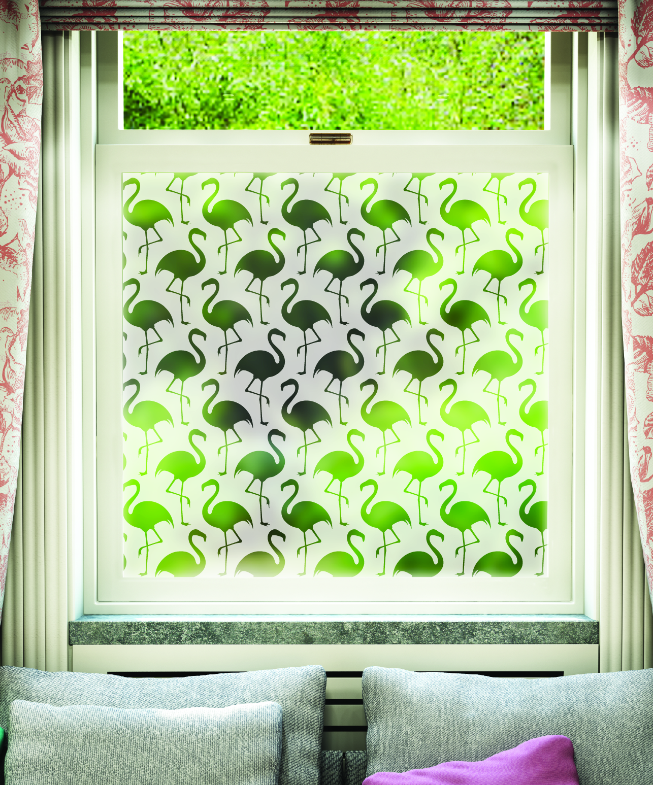 FB015 Frosted Window Film