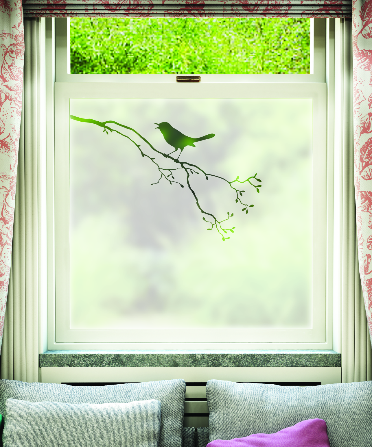 FB072 Frosted Window Film