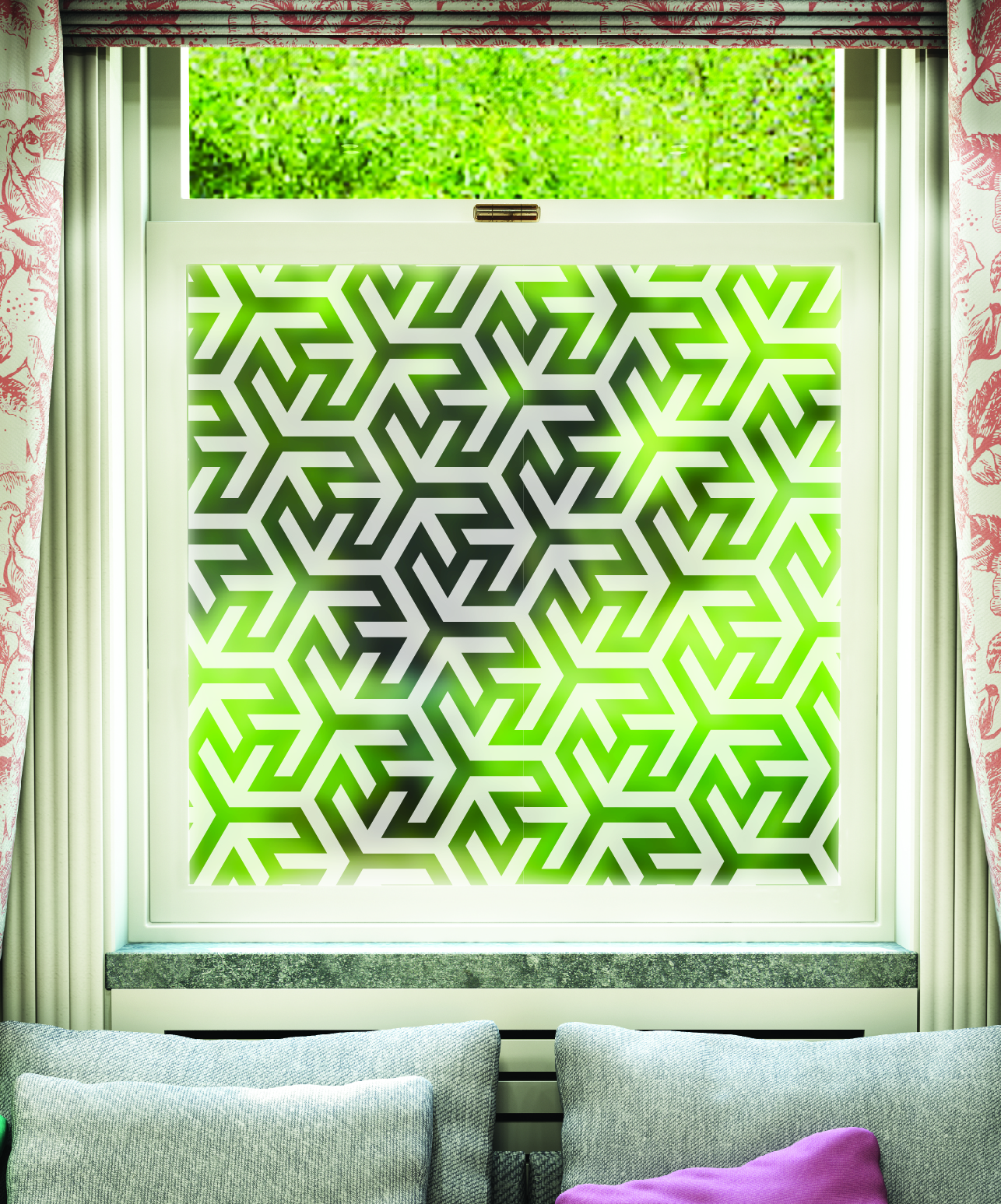 FB108 Frosted Window Film