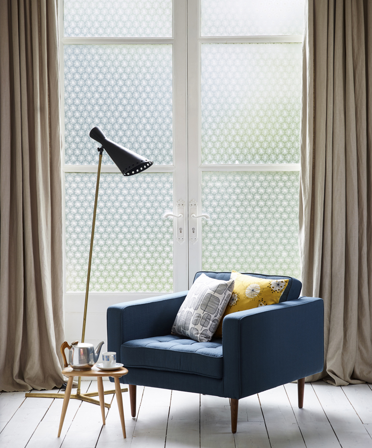 Pre-Cut Ditsy Dandelion by MissPrint - 500mm x 1m