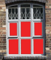 Solid Colour cut to size - 4243 Red