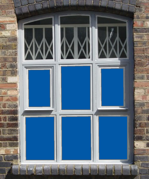 Solid Colour cut to size - 4254 Mid Blue